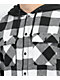 Empyre Prime Black & White Hooded Flannel Shirt
