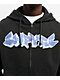 Empyre Punky Plaid Black Wash Zip Hoodie - Thumbnail image 3 of 5