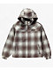 Empyre Rene Brown & Tan Plaid 10K Snowboard Jacket - Thumbnail image 4 of 7