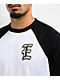 Empyre Republic Black & White Raglan Long Sleeve T-Shirt - Thumbnail image 3 of 5
