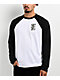 Empyre Republic Black & White Raglan Long Sleeve T-Shirt - Thumbnail image 2 of 5