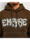 Empyre Resistance Brown Crop Hoodie - Thumbnail image 3 of 4