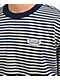 Empyre Rickie Stripe Navy & White T-Shirt - Thumbnail image 3 of 4