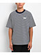 Empyre Rickie Stripe Navy & White T-Shirt - Thumbnail image 1 of 4