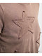 Empyre Ricky Deep Taupe Wash Crop T-Shirt - Thumbnail image 4 of 4