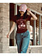 Empyre Ricky Ill Rest Brown Crop T-Shirt - Thumbnail image 3 of 3