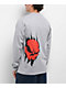 Empyre Ripped Grey Long Sleeve T-Shirt - Thumbnail image 1 of 5