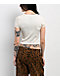 Empyre Roar Beige Crop T-Shirt - Thumbnail image 2 of 3
