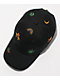 Empyre Roots Embroidered Black Strapback Hat