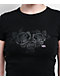 Empyre Rose Black Crop T-Shirt - Thumbnail image 2 of 2