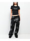 Empyre Rose Black Crop T-Shirt - Thumbnail image 3 of 3