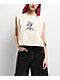 Empyre Rose Cherub Beige Crop Tank Top - Thumbnail image 2 of 3
