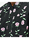 Empyre Rose Petals Black Short Sleeve Button Up Shirt