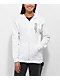 Empyre Rose Rhinestone White Zip Hoodie - Thumbnail image 1 of 3