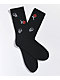 Empyre Rose Skull calcetines negros