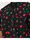 Empyre Rose Thorns Black Woven Short Sleeve Button up Shirt - Thumbnail image 2 of 3