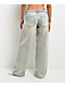 Empyre Rowen Wednesdays Wash Denim Low Rise Wide Leg Jeans - Thumbnail image 2 of 5