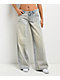 Empyre Rowen Wednesdays Wash Denim Low Rise Wide Leg Jeans - Thumbnail image 1 of 5