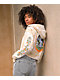 Empyre Rudy Grow Peace Tan Tie Dye Crop Zip Hoodie - Thumbnail image 3 of 7