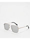 Empyre Saloon Square Silver Pilot Sunglasses - Thumbnail image 1 of 2