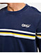 Empyre Sandstorm Stripe Navy Wash Boxy T-Shirt - Thumbnail image 3 of 5