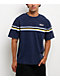 Empyre Sandstorm Stripe Navy Wash Boxy T-Shirt - Thumbnail image 1 of 5
