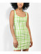 Empyre Sasha Green Plaid Tank Dress - Thumbnail image 2 of 6