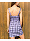 Empyre Sasha Purple Plaid Tank Dress - Thumbnail image 3 of 6