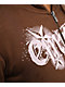Empyre Scene Brown Crop Zip Hoodie - Thumbnail image 5 of 13