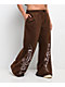 Empyre Scene Brown Wide Leg Sweatpants - Thumbnail image 3 of 15