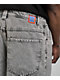 Empyre Scramble Grey Wash Ultra Loose Denim Skate Shorts - Thumbnail image 4 of 4