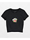 Empyre Serina Skull Black Crop T-Shirt - Thumbnail image 3 of 3