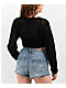Empyre Shan Black Shrug Sweater - Thumbnail image 2 of 3