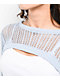 Empyre Shan Light Blue Shrug Sweater - Thumbnail image 3 of 4