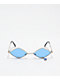 Empyre Shine Diamond Jewel Blue Sunglasses