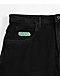 Empyre Shmutz Ultra Wide Black Denim Skate Shorts - Thumbnail image 9 of 11