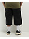 Empyre Shmutz Ultra Wide Black Denim Skate Shorts - Thumbnail image 4 of 11