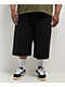 Empyre Shmutz Ultra Wide Black Denim Skate Shorts - Thumbnail image 5 of 11