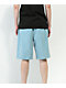 Empyre Shorts de skate con cintura elastizada de pana celeste
