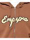Empyre Sidebar Brown Zip Hoodie - Thumbnail image 3 of 5