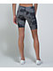 Empyre Sidra Rose Black & Grey Tie Dye Bike Shorts - Thumbnail image 2 of 3