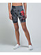 Empyre Sidra Rose Black & Grey Tie Dye Bike Shorts - Thumbnail image 1 of 3