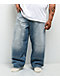 Empyre Skate Work Light Blue Wash Ultra Wide Carpenter Jeans - Thumbnail image 3 of 8