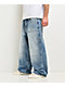 Empyre Skate Work Light Blue Wash Ultra Wide Carpenter Jeans - Thumbnail image 7 of 8