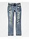 Empyre Skeletor Simon Distressed Skinny Jeans 