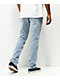Empyre Skeletor Sprinted Light Blue Wash Skinny Jeans - Thumbnail image 2 of 5