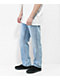 Empyre Skids Turnt Relaxed Fit Light Wash Blue Jeans - Thumbnail image 6 of 6