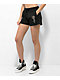 Empyre Skull & Rose Black Sweat Shorts - Thumbnail image 1 of 3
