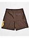 Empyre Skull Brown Cargo Board Shorts - Thumbnail image 8 of 8