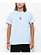 Empyre Skull Floral Baby Blue T-Shirt - Thumbnail image 1 of 2